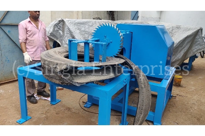 Scrap Tyre Three Piece Cutting Machine